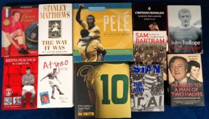 Football Biographies and Autobiographies, a collection of approx. 30, mostly hardback modern