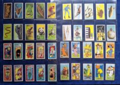 Trade cards, Barratt / Bassett, 27 sets including Cage & Aviary, Butterflies & Moths People &