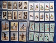Cigarette cards, 6 sets; Churchman Frisky, Mitchell First Aid, Wills Old Furniture 1st, Lambert &
