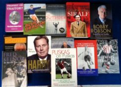 Football Biographies and Autobiographies, a collection of approx. 30, mostly hardback modern