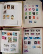Stamps, Glory box containing an album of Bahamas, Hong Kong and South Africa, 2 albums of animals, a