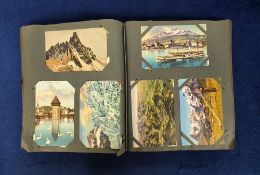 Postcards, Switzerland, a collection of approx. 300 cards of Switzerland in vintage album, with