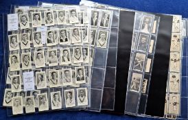 Cigarette & Trade cards, mixture of part sets in large plastic sleeves, all cricket related; DC