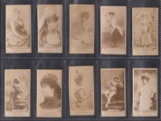 Cigarette cards, USA, Duke's, Photographic Cards (Actresses), unnumbered, plain backs, 'Duke's