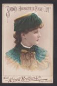 Cigarette card, Hignett's, Counter Display Cards - Beauties, ref. H708, picture no 14, 'Smoke
