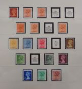 Stamps, GB QEII collection in 2 albums, one with pre-decimal commemoratives, no phosphors, the other