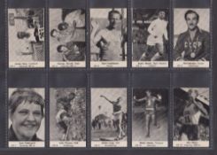 Trade cards, Sweden Olympic Sports, Olympic Games, 1960, 63 different cards inc. Ferenc Puskas,