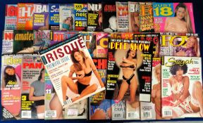 Glamour magazines, a collection of approx. 50, mostly US adult glamour magazines, 1990's onwards,
