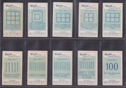 Trade cards, Denmark, Rich, Puzzle Series (set, 50 cards) (three with some back damage, rest gd)