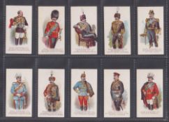 Cigarette cards, Edwards, Ringer & Bigg, Portraits of His Majesty The King (set, 10 cards) (vg)