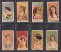 Cigarette cards, China, The Egyptian Cigarettes Manufacturing Co, Actresses (MUREG), (Backs in