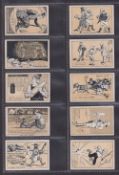 Cigarette cards, Anon, Boer War Cartoons (set, 20 cards) (1 with slight back damage, 1 fair, 1