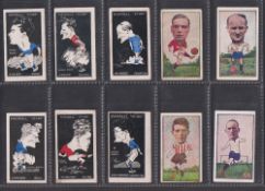 Trade cards, Barratt's, 10 cards, Football Stars (6), A. Black, Millwall, J. Gibson Aston Villa,