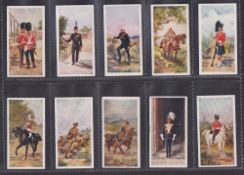 Cigarette cards, Anon, Types of British Soldiers (set, 25 cards) (one with slight mark to back o/w