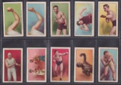 Trade cards, USA, Philadelphia Caramel Co, 27 Scrappers (18/27) inc. Bob Fitzsimmons, James