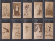 Cigarette cards, USA, Duke's, Photographic Cards (Actresses), unnumbered, plain backs, 'Duke's