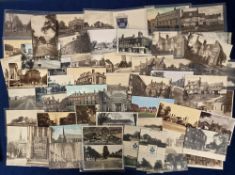 Postcards, Marlborough and Marlborough College, approx. 90 cards to include Bathing House, Treacle
