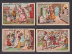 Trade cards, Liebig, Aladdin and the Wonderful Lamp, ref. S103, Italian edition (set, 6 cards) (some