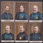 Cigarette cards, USA, Buchner, Police Inspectors & Captains and Chiefs of Fire Departments in
