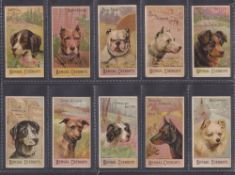 Cigarette cards, USA, H Ellis & Co, Breeds of Dogs, (inscribed Bengal Cheroots mixed captions), 20