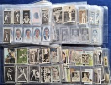 Cigarette cards, approx. 700 cards all Cricket related in part sets and odds, many series noted,