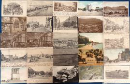 Postcards, South Africa, approx. 175 cards, printed and RPs, to include Zulu tribes people, 'Where