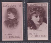 Cigarette cards, Taddy, Actresses, Collotype, 2 type cards, Miss Ellen Terry & Miss Ella Terriss (