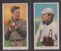 Cigarette card, USA, ATC, Baseball Series, T206, two type cards, Davis, Phila. Amer. & Joss,