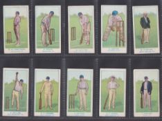 Cigarette cards, Wills (Australia), Australian Club Cricketers (Blue back with State) (set, 40