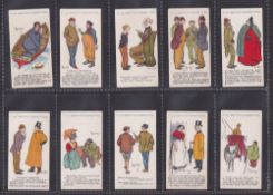 Cigarette cards, Smith's, Phil May Sketches (Grey, Multi-Backed) (set, 50 cards) (a few with