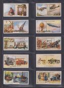 Cigarette / Trade cards, 2 sets; Edwards Ringer & Bigg Past & Present (25 cards), Gem Marvels of the