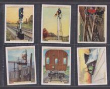 Cigarette cards, Churchman, 2 sets Large Sized Railway Working 2nd & 3rd series (2nd series vg,