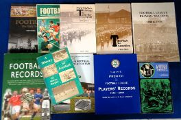 Football books, a collection of 10 items including 'A History of British Football' by Percy Young