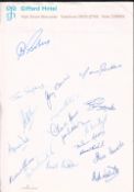 Cricket autographs, West Indies, a selection of signed items, all relating to West Indies Tours to