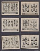 Trade cards, Barratt's, Football Team Folders, 8 cards, Ayr United, Albion Rovers, Falkirk, Queen'