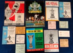 Football programmes & tickets, Tottenham Hotspur, a selection, Tottenham v Orient 16 Mar 1963