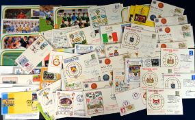 Football commemorative covers, a collection of approx. 100 commemorative covers including World