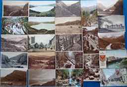 Postcards, Wales, approx. 280 cards to include Llandudno, Rhyl, Aberystwyth, Bettws-y-Coed, Bala,