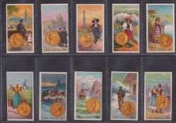 Cigarette cards, John Sinclair, World's Coinage (set, 50 cards) (vg)
