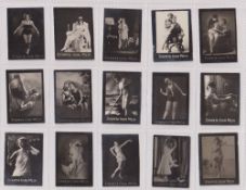 Cigarette cards, Greece, Ioan, 30 'K sized' black & white photographic Beauties, plain backs but all