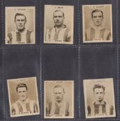 Cigarette cards, 15 cards, all Reading Football from 2 series; Taddy Prominent Footballers without