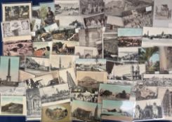 Postcards, India, approx. 300 cards to include native shops, Simla Racecourse, Simla Orphanage, ox
