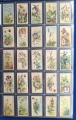 Cigarette cards, 20 sets, all Plants / Flowers themed in large modern album; Wills (13 including