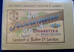 Tobacco Advertising, Lambert & Butler, selection 25 items, mostly paper labels and paper cigarette