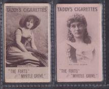 Cigarette cards, Taddy, Actresses, Collotype, 2 type cards, Miss Lilian Russell & Miss Ethel