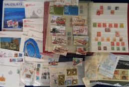 Stamps, Glory box containing a Spanish collection of UM housed in a boxed Lindner album with spare