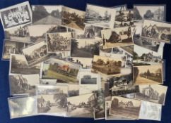 Postcards, Liss and Rake, Hampshire and Sussex, approx. 120 cards, RPs and printed, to include