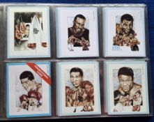 Trade cards, 17 sets mainly modern issues including several sporting series; Victoria Gallery Boxing