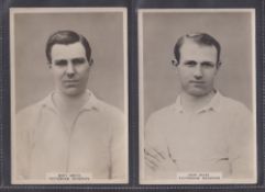 Cigarette cards, Phillips, Footballers (Premium Issue), Tottenham Hotspur, 11 cards representing the