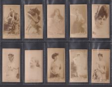 Cigarette cards, USA, Duke's, Photographic Cards (Actresses), unnumbered, plain backs, 'Duke's